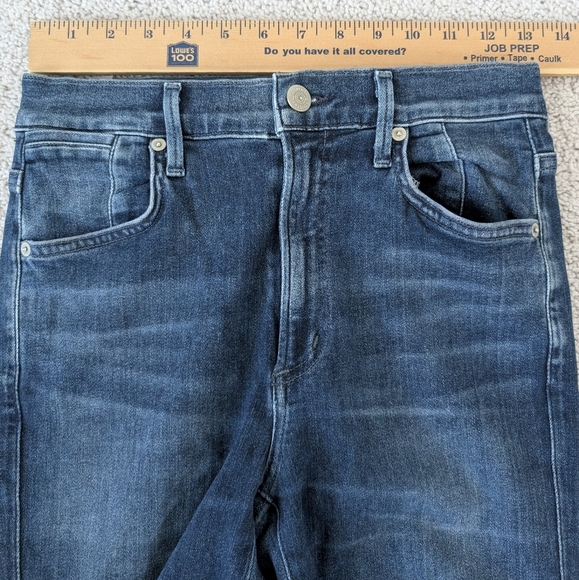 Citizens of Humanity Fleetwood High Rise Flare Jeans Size 27 Dark Wash Denim - Picture 11 of 12